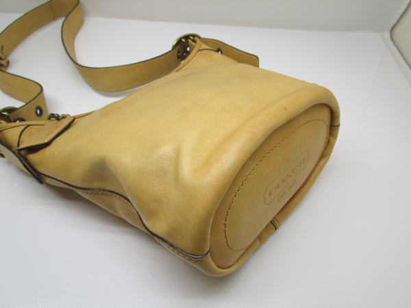 1099 コーチ ショルダーバッグ オールドレザー 11422 ヴィンテージ - 画像 (3)