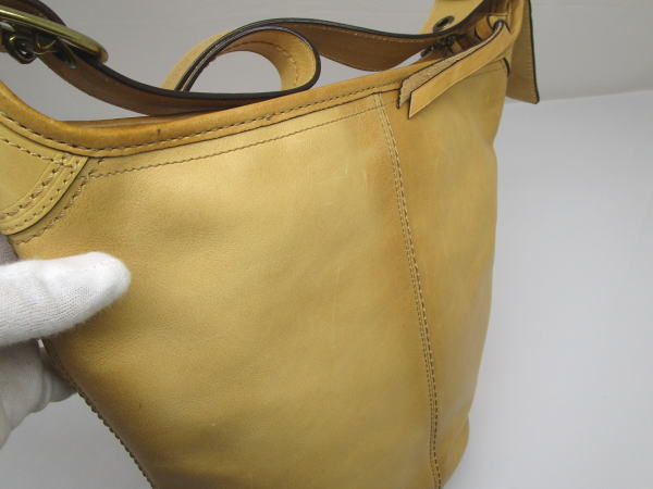 1099 コーチ ショルダーバッグ オールドレザー 11422 ヴィンテージ - 画像 (5)