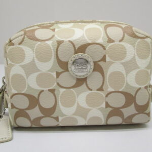 1101　コーチ　ポーチ　シグネイチャー　PVC　新品