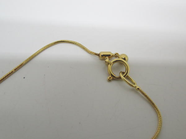 4451 K18ネックレス ハート ダイヤモンド4P - 画像 (3)