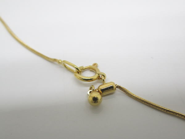 4451 K18ネックレス ハート ダイヤモンド4P - 画像 (7)