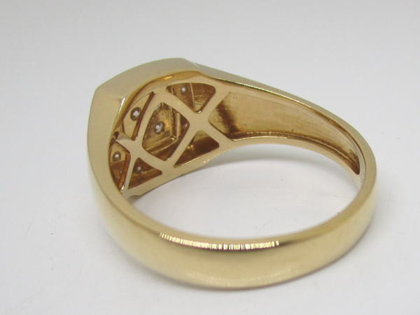 4452 K18リング ダイヤモンド0,21カラット 17号 - 画像 (3)