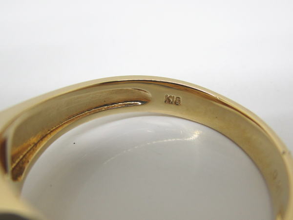 4452 K18リング ダイヤモンド0,21カラット 17号 - 画像 (4)