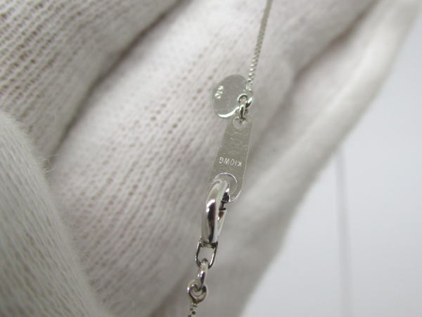 4453 K18WGネックレス ダイヤモンド0,1カラット - 画像 (7)