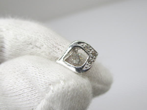 4453 K18WGネックレス ダイヤモンド0,1カラット - 画像 (9)