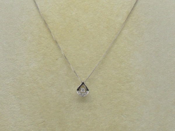 4453 K18WGネックレス ダイヤモンド0,1カラット - 画像 (10)