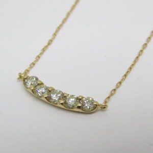 4457 K18ネックレス ダイヤモンド0,2カラット