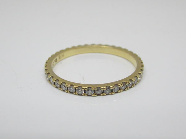 4463 K18エタニティリング ダイヤモンド0,3カラット 6号