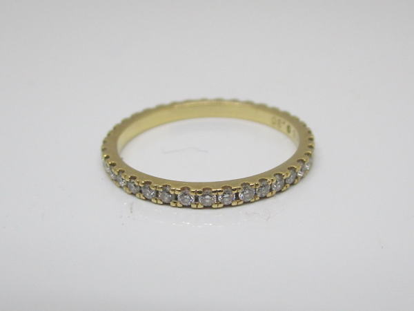 4463 K18エタニティリング ダイヤモンド0,3カラット 6号 - 画像 (2)