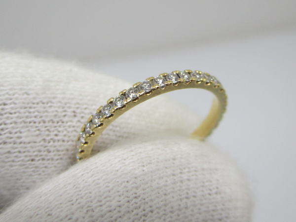 4463 K18エタニティリング ダイヤモンド0,3カラット 6号 - 画像 (5)