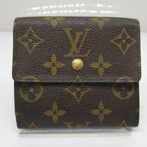 4605　ルイヴィトン　ポルトモネビエカルトクレディ　モノグラム　M61652　Wホック2つ折り財布