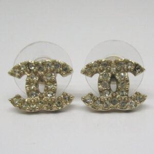 790　シャネル　ココマークピアス　ラインストーン　