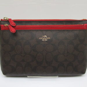 1103　コーチ　ショルダーバッグ　シグネイチャー　F52657　PVC　レザー