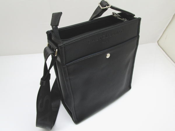 2340 カステルバジャック ダナン 045114 合成皮革 ブラック ショルダーバッグ 新品 - 画像 (4)