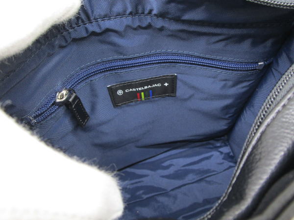 2340 カステルバジャック ダナン 045114 合成皮革 ブラック ショルダーバッグ 新品 - 画像 (9)