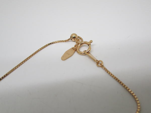 4465 K18PGネックレス ダイヤモンド0,5カラット 馬蹄型 - 画像 (3)