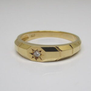 4469　K18リング　ダイヤモンド　17,5号