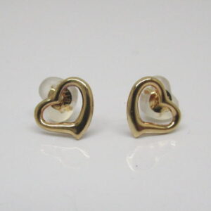 4471 K18ピアス オープンハート