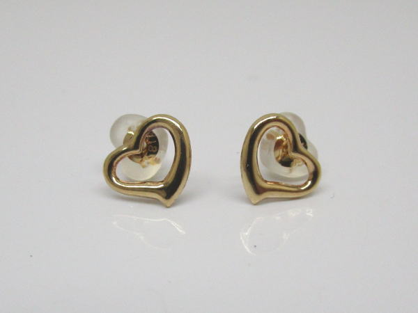 4471 K18ピアス オープンハート