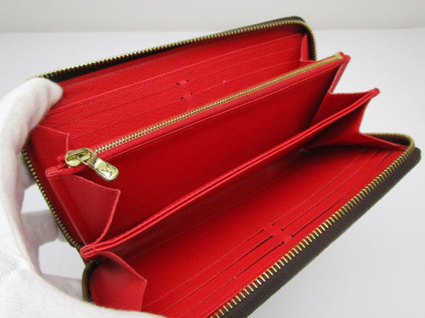 4611 ルイヴィトン ジッピーウォレット モノグラム M41896 コクリコ ラウンドファスナー長財布 - 画像 (6)