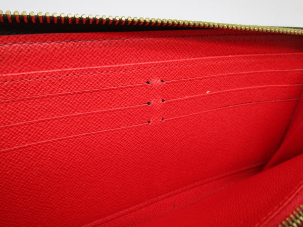 4611 ルイヴィトン ジッピーウォレット モノグラム M41896 コクリコ ラウンドファスナー長財布 - 画像 (7)