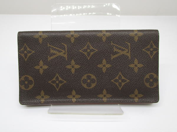4615 ルイヴィトン ポルトカルトクレディ円 モノグラム M60825 2つ折り長札入れ カード入れ