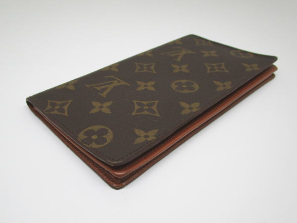 4615 ルイヴィトン ポルトカルトクレディ円 モノグラム M60825 2つ折り長札入れ カード入れ - 画像 (2)