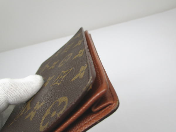 4615 ルイヴィトン ポルトカルトクレディ円 モノグラム M60825 2つ折り長札入れ カード入れ - 画像 (5)