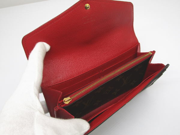 4616 ルイヴィトン ポルトフォイユサラレティーロ モノグラム M61184 2つ折り長財布 - 画像 (7)