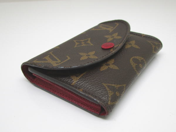 4617 ルイヴィトン ポルトモネロザリ モノグラム M41939 フーシャ コインケース *イニシャル刻印あり - 画像 (2)
