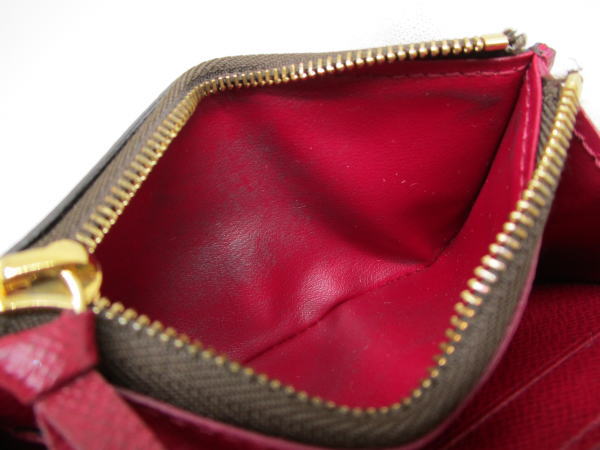 4617 ルイヴィトン ポルトモネロザリ モノグラム M41939 フーシャ コインケース *イニシャル刻印あり - 画像 (9)