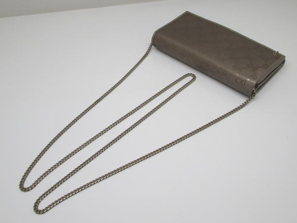 821 グッチ チェーンウォレット 224262 GGインプリメ PVC レザー - 画像 (2)