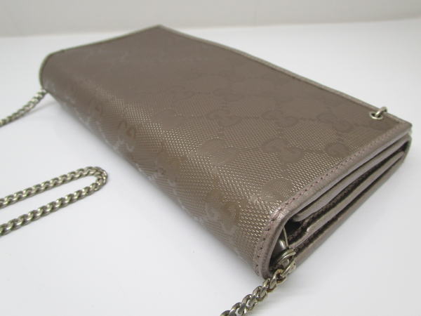 821 グッチ チェーンウォレット 224262 GGインプリメ PVC レザー - 画像 (3)