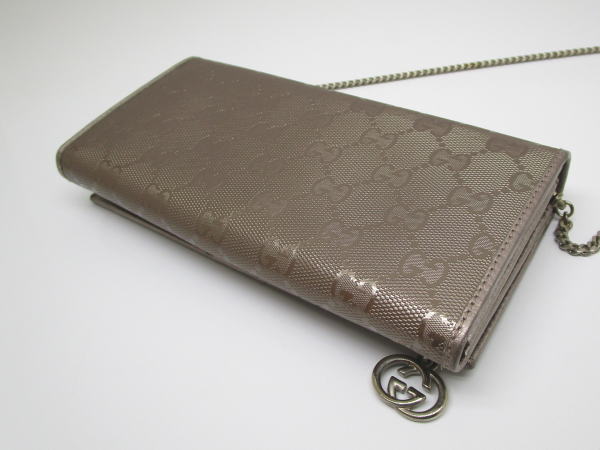 821 グッチ チェーンウォレット 224262 GGインプリメ PVC レザー - 画像 (4)