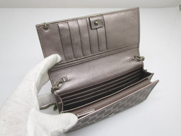 821 グッチ チェーンウォレット 224262 GGインプリメ PVC レザー - 画像 (7)