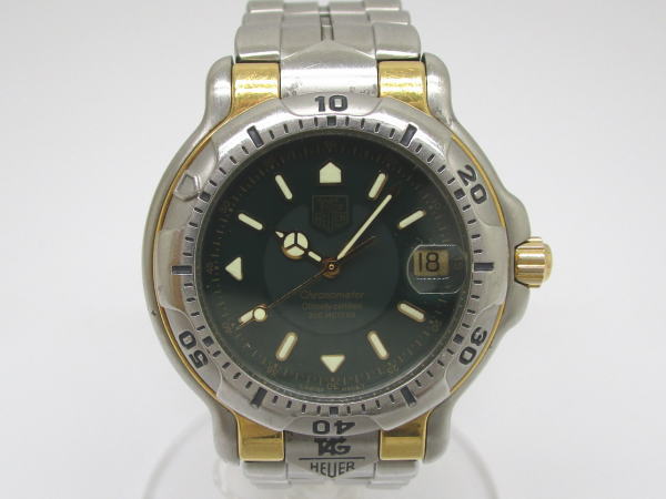 1545 タグホイヤー 6000シリーズ クロノメーター WH5153 K18/SS 自動巻き