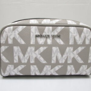 2351 マイケルコース ポーチ MKシグネイチャー PVC 総柄 新品