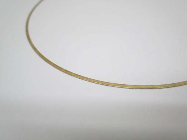4495 オメガネックレス K18 K18WG リバーシブル