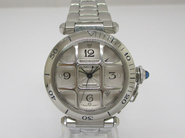 1549 カルティエ パシャ38グリッド 自動巻き 2379