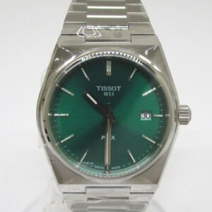 1550　ティソ　PRX　35mm　T137.210　クォーツ　グリーン　新品