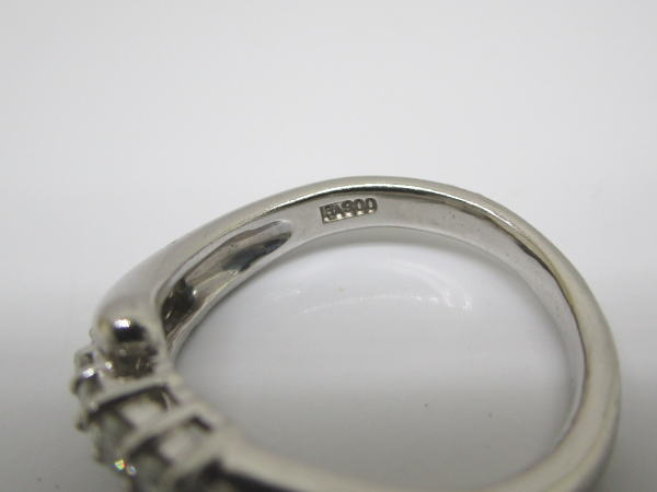 4500 PT900リング ダイヤモンド0,33カラット 12号 - 画像 (4)