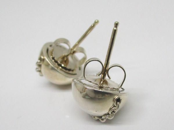 2367 ティファニー ボールチェーンピアス シルバー925 - 画像 (4)