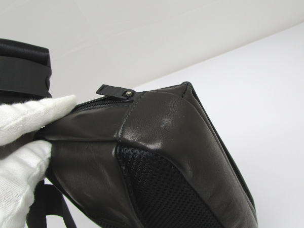 2369 ポーター ウエストバッグ ボディバッグ アメイズ レザー ブラック - 画像 (4)