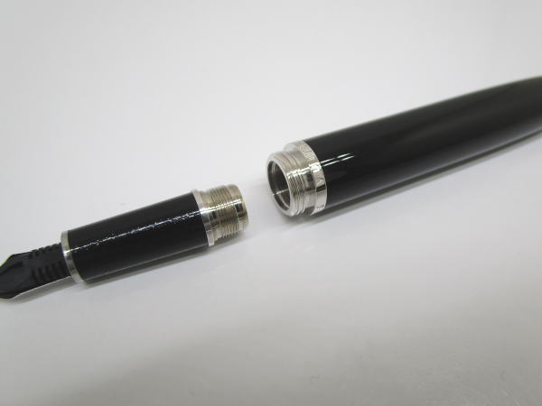 4633 ルイヴィトン ドックラッカー 万年筆 ブラック ペン先K18WG 750 - 画像 (10)