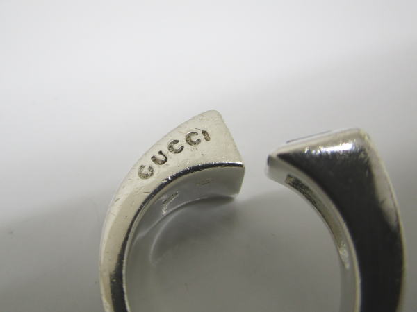 850 グッチ ツイストリング ブルートパーズ シルバー925 - 画像 (4)