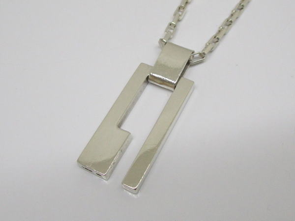 852 グッチ Gネックレス シルバー925